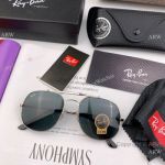 Replica Ray-Ban Blue Silver & Black Sunglasses - New 2019